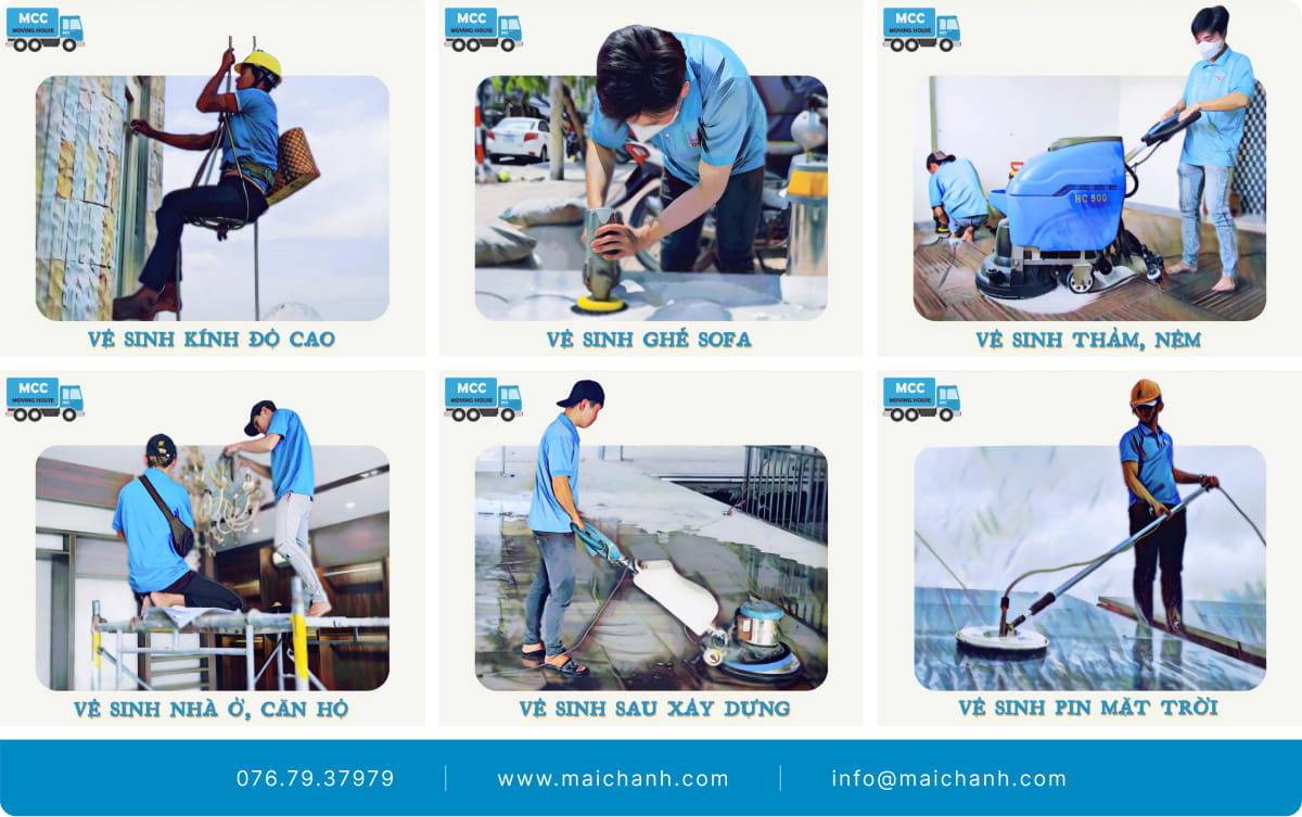 Vệ sinh công nghiệp Cần Thơ - Mai Chánh cung cấp các dịch vụ vệ sinh, làm sạch chuyên nghiệp